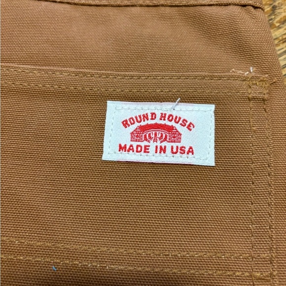 ROUND HOUSE Men Duck Canvas DOUBLE FRONT Carpenter Pants Workwear USA MADE 42x34 - Picture 3 of 7
